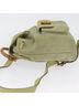 Gucci 100% Suede Solid Green Bamboo Backpack Daim Green Suede Backpack Bag One size - photo 2