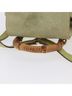 Gucci 100% Suede Solid Green Bamboo Backpack Daim Green Suede Backpack Bag One size - photo 6