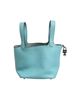 Hermès 100% Leather Solid Blue Picotin Lock 18 Women's Bag One size - photo 4