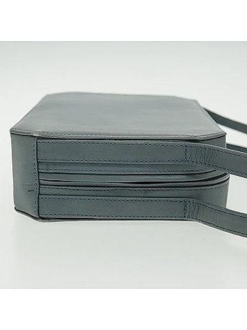 Versace Vintage Shoulder Bag Leather Blue Leather Shoulder Bag Bag (view 2)