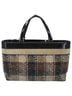 Burberry 100% Wool Solid Tan Nova Check Handbag Wool Beige Wool Handbag One size - photo 3