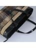 Burberry 100% Wool Solid Tan Nova Check Handbag Wool Beige Wool Handbag One size - photo 11