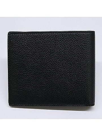 Balenciaga BALENCIAGA 594549 Cash Square Folded Grain Calfskin Fold Wallet (Bi-fold wallet without coin pocket) Black/White Men's (view 2)