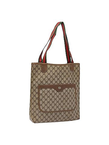 Gucci Ophidia Front Pocket Shopper Tote Gg Coated Canvas Beige Canvas Tote Bag Bag (view 1)
