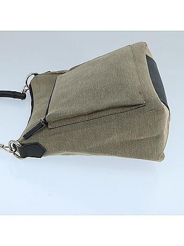 Gucci Vintage Bamboo Shoulder Bag Canvas Beige Canvas Shoulder Bag Bag (view 2)