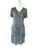 Connected Apparel 100% Polyester Floral Multi Color Casual Dress Size 8 - photo 1