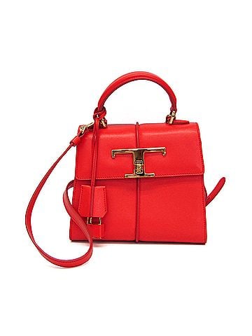 Tod's Tod's T Timeless Women's Leather Handbag,Shoulder Bag Red Color (view 1)
