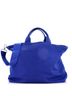 Prada 100% Canvas Plain Blue Embossed Triangle Logo Convertible Tote Canvas Large One size - photo 1