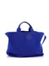 Prada 100% Canvas Plain Blue Embossed Triangle Logo Convertible Tote Canvas Large One size - photo 4