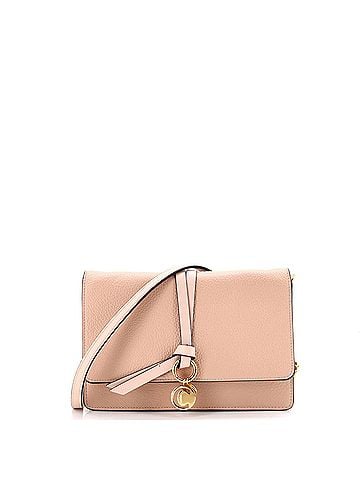 Chloé Alphabet Chain Clutch Bag Leather (view 1)
