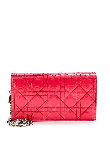 Christian Dior Lady Dior Chain Pouch Cannage Quilt Patent (view 1)