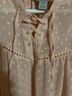 Belle + Sky 100% Polyester Polka Dots Pink Sleeveless Blouse Size M - photo 5