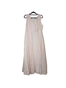 Vineyard Vines Italian Linen Stripe Empire waist Maxi  Casual Dress (view 2)