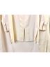 Chico's Solid White Long Sleeve Blouse Size 8 - photo 9