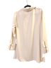 Chico's Solid White Long Sleeve Blouse Size 8 - photo 2