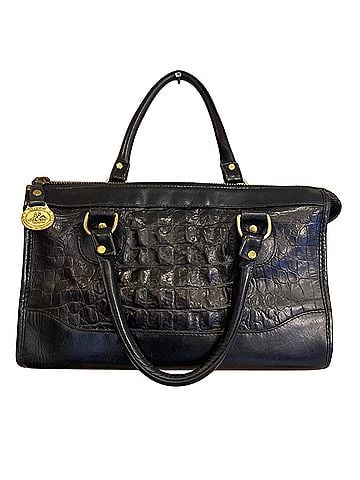 Brahmin vintage barrel bag Leather Satchel (view 1)