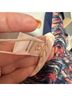 Hutch 100% Polyester Tropical Blue Red Casual Dress Size 8 - photo 3