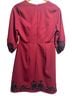 Foxiedox 100% Polyester Floral Red Black Cocktail Dress Size M - photo 2