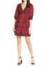 Foxiedox 100% Polyester Floral Red Black Cocktail Dress Size M - photo 7