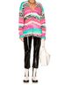 R13 100% Cotton Animal Print Graphic Orange Pink Teal Cardigan Size XS - photo 13
