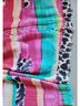 R13 100% Cotton Animal Print Graphic Orange Pink Teal Cardigan Size XS - photo 8