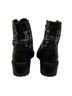 Stuart Weitzman 100% Leather Plaid Black White Ankle Boots Size 8 - photo 7