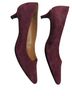 Calvin Klein 100% Leather Burgundy Heels Size 9 - photo 2