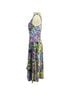Banjanan 100% Cotton Floral Purple Green Blue Cocktail Dress Size S - photo 11