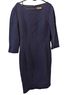 Michael Kors Collection Solid Blue Wool Dress Size 12 - photo 1