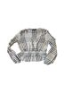 Express 100% Rayon Checkered-gingham Black White Button-Down Shirt Size S (petite) - photo 1