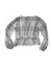 Express 100% Rayon Checkered-gingham Black White Button-Down Shirt Size S (petite) - photo 2