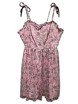 strapless open back dress Couture Club 8G153 Pale Pink