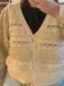 Allison Solid Ivory Cardigan Size M - photo 4