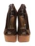 Zigi Soho Animal Print Brown Wedges Size 7 - photo 2