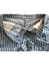 American Eagle Outfitters Stripes Blue Denim Shorts Size 8 - photo 1