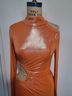 ROTATE 100% Polyester Orange Cocktail Dress Size 8 - photo 7