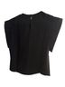 Amanda Uprichard 100% Polyester Black Short Sleeve Blouse Size S - photo 2