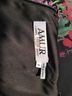 AMUR 100% Recycled Polyester Floral Black Cocktail Dress Size 6 - photo 3