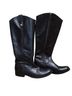 FRYE 100% Leather Black Boots Size 7 - photo 2