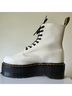 Dr. Martens 100% Leather Solid White Black Boots Size 9 - photo 12