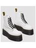 Dr. Martens 100% Leather Solid White Black Boots Size 9 - photo 7