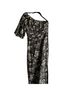 Rhode 100% Linen 100% Cotton Print Black White Cocktail Dress Size 4 - photo 2
