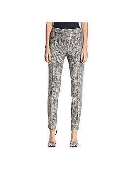 St. John Abstract Twill Skinny Leg Ankle Pants Dress Pants (view 1)