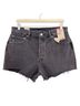Levi's 100% Cotton Solid Black Denim Shorts Size 32 waist - photo 4