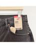 Levi's 100% Cotton Solid Black Denim Shorts Size 32 waist - photo 3