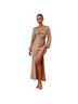 billy j Solid Tan Cocktail Dress Size 20 - photo 1