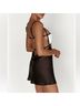 Meshki 96% Polyester 4% Elastane 100% Polyester Color Block Black White Cocktail Dress Size XXL - photo 4
