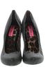 Betsey Johnson Black Heels Size 6 1/2 - photo 2