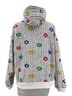 madhappy 100% Cotton Graphic White Red Blue Pullover Hoodie Size S - photo 2