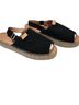 ALOHAS 100% Suede Black Sandals Size EU 38 - photo 1